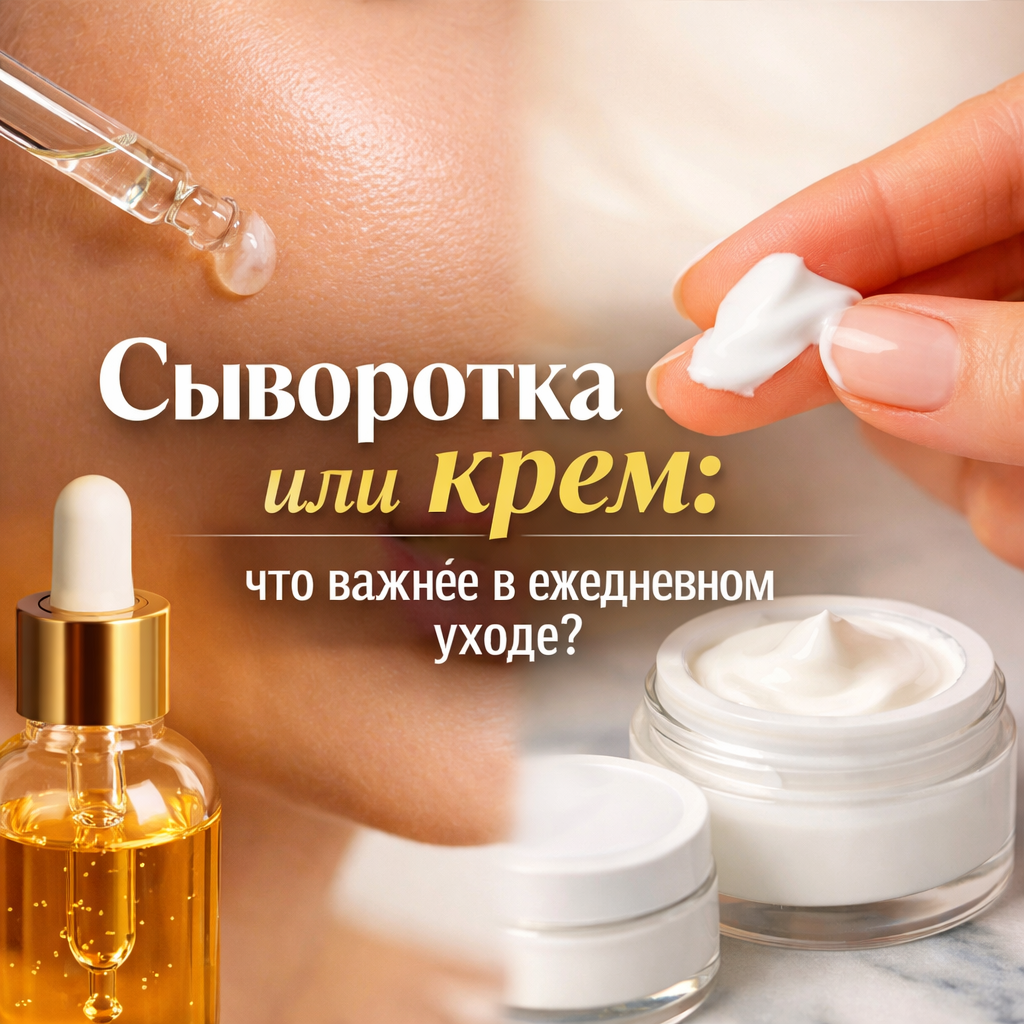 Сыворотка или крем: что важнее в ежедневном уходе?