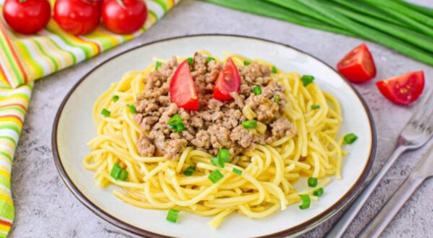 Спагетти с фаршем