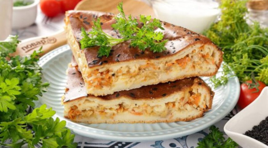 Шарлотка с капустой